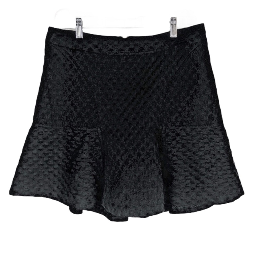 Worthington Black Embossed Skirt